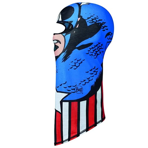 Балаклава дитяча Buff Superheroes Junior Microfiber Balaclava, Captain America (BU 113314.707.10.00), Колір : Captain America