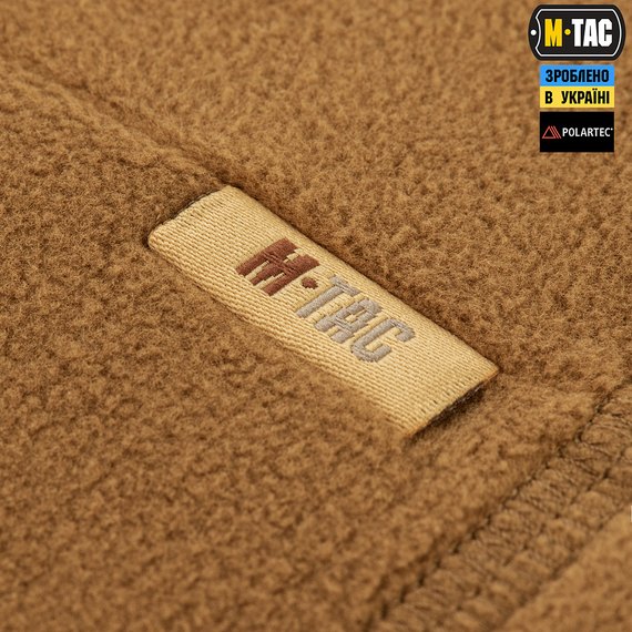 Балаклава-ниндзя M-TAC Polartec флис coyote brown S/M (51680017), Цвет : Coyote, Размер: S/M, изображение 5
