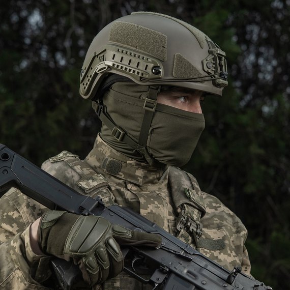 Балаклава-ниндзя M-TAC Polartec потоотводящая army olive M (40411062), Цвет : Olive, Размер: M, изображение 13