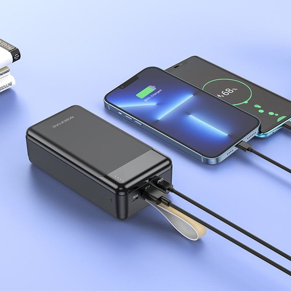 Повербанк Borofone Incredible 30000 mAh 20W Black BJ19B (000009160), зображення 2
