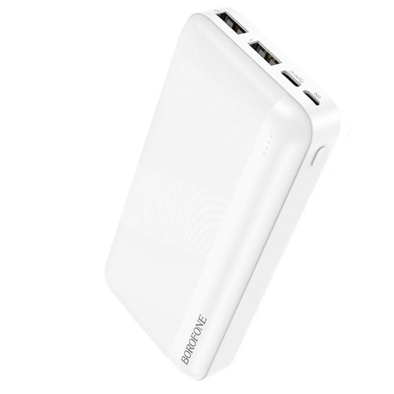 Повербанк Borofone Pindar 20000 mAh White BJ27A (6974443388022), Цвет : Белый, изображение 4