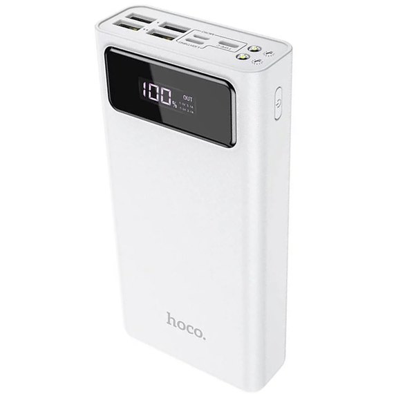 Повербанк HOCO General LED Display J65 30000 mAh White (000008540)