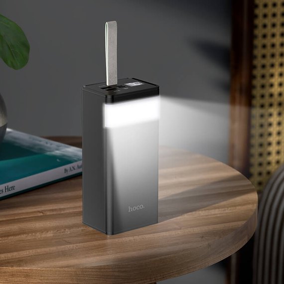 Повербанк HOCO Powermaster fully compatible J86 40000 mAh 22.5W Black (000008344), Цвет : Чёрный, изображение 2