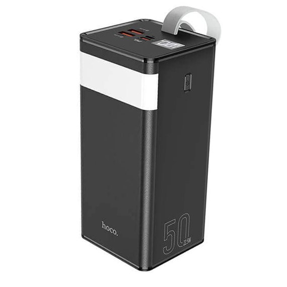 Повербанк HOCO Powermaster fully compatible J86A 50000 mAh 22.5W Black (000008538), Цвет : Чёрный, изображение 4