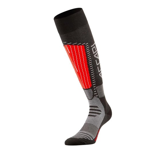 Термоноски Accapi Ski Touch, Black/Red, 39-41 (ACC H0945.908-II), Размеры: 39-41, изображение 2