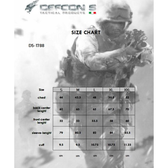 Термокофта Defcon 5 Thermal Shirt Long Sleeves XL Olive (D5-1788 OD XL), Размер: XL, изображение 2