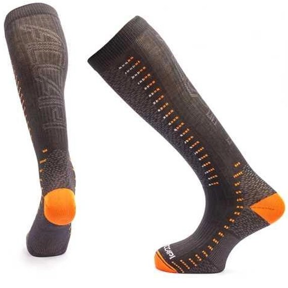 Термошкарпетки Accapi Ski Ergoracing, Black/Orange, 34-36 (ACC H0904.931-0), Розміри: 34-36, Колір: Black/Orange, зображення 2