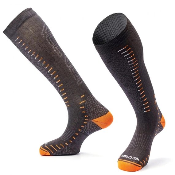 Термоноски Accapi Ski Ergoracing, Black/Orange, 42-44 (ACC H0904.931-III), Размеры: 42-44, Цвет: Black/Orange