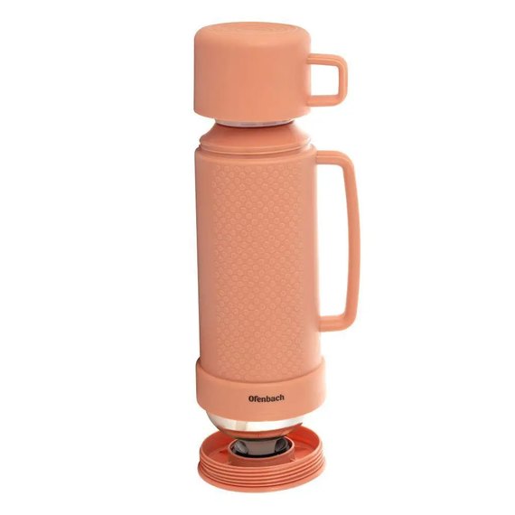 Термос Ofenbach 450мл со стеклянной колбой розовый KM-101323, Цвет: Pink, изображение 4