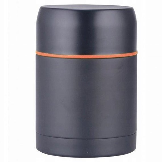 Термос пищевой Kamille 500мл черный/оранжевый KM-2092А, Цвет: Black/Orange