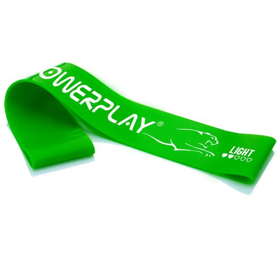 Набор фитнес-резинок Power Play 4113 Mini Power Band Set 3 шт 1-10 кг (PP_4113_3in_Y/G/B), изображение 3
