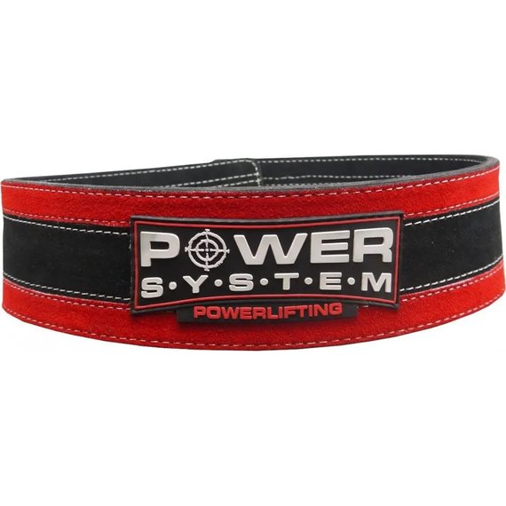 Пояс для тяжелой атлетики Power System Stronglift PS-3840 Black/Red L/XL (PS_3840RD-5), Размер: L/XL, Цвет: Black/Red, изображение 3