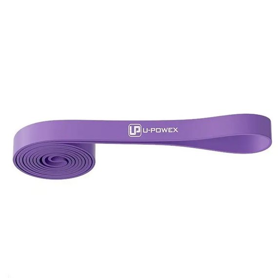 Резиновые петли для тренировок U-Powex Power Band набор 2 шт (16-57 кг) Purple/Green (UP_1072_2in_P/G), изображение 5