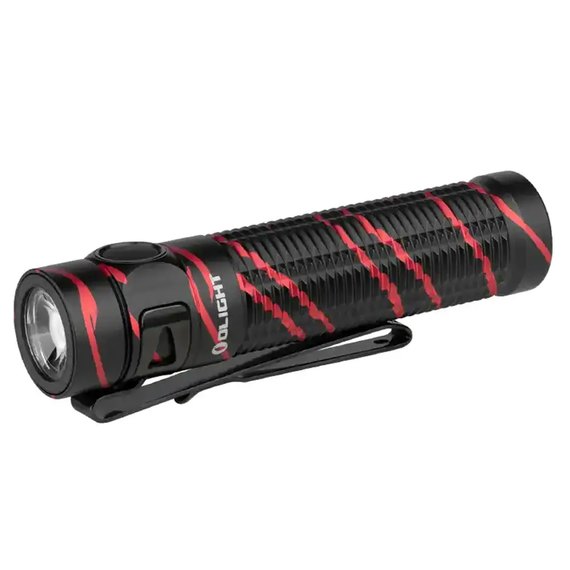 Ліхтар ручний  Olight Baton 3 Pro Black (Baton 3 Pro Black Lava), Колір: Чорний/Червоний, зображення 3