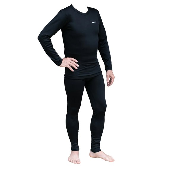 Комплект термобілизни чоловічий Tramp Warm Soft чорний UTRUM-019-black-L/XL, Розмір: L/XL, Колір: Black
