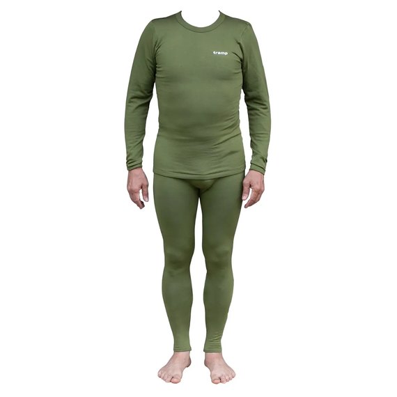 Комплект термобілизни чоловічий Tramp Warm Soft оливковий UTRUM-019-olive-2XL, Розмір: 2XL, Колір: Оливковий, зображення 2