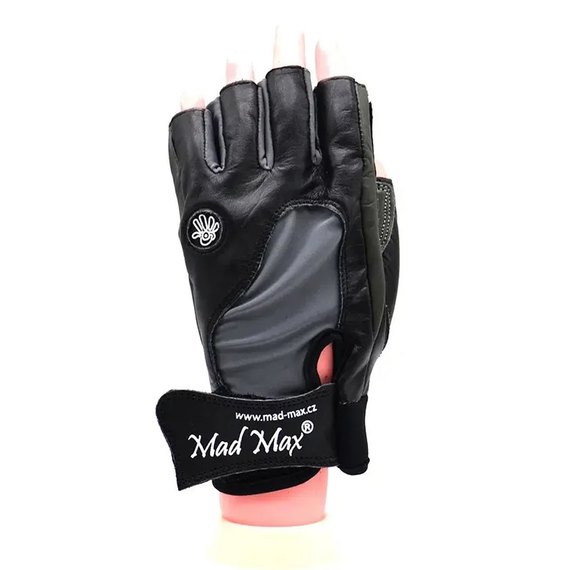 Рукавички для фітнесу MadMax MFG-820 MTi82 Black/Cool grey XL (MFG-820_XL), Розмір: XL, зображення 2