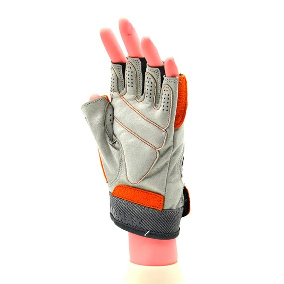 Перчатки для фитнеса MadMax MFG-850 Crazy Grey/Orange M (MFG-850_M), Размер: M, изображение 3