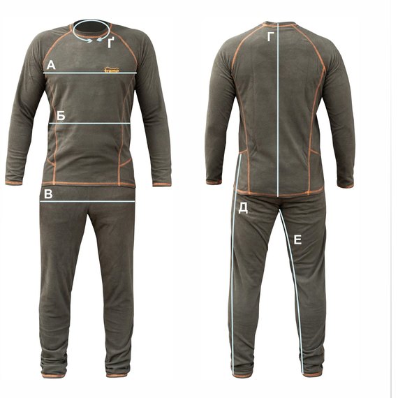 Термобелье Tramp Microfleece L серый комплект UTRUM-020-grey-L, Размер: L, изображение 6