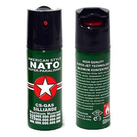 Газовый баллончик Hoffmanns Nato (60 мл), изображение 2