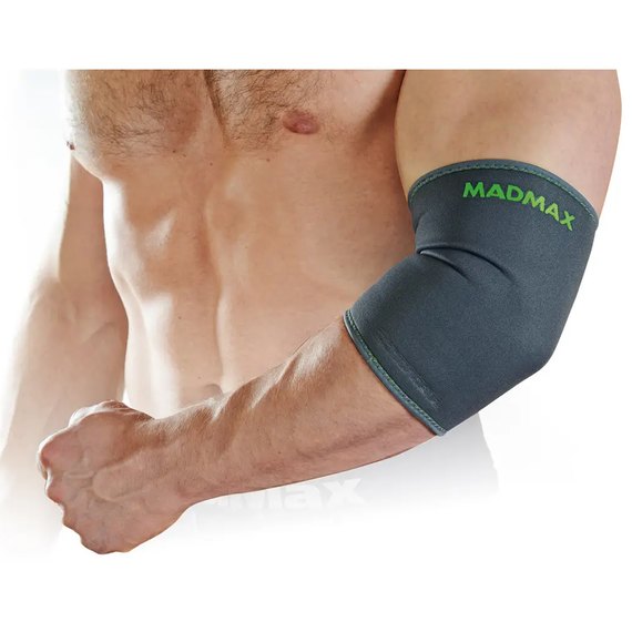 Налокотник MadMax MFA-293 Zahoprene Elbow Support Dark Grey/Green XL (MFA-293_XL), Размер: XL, изображение 5