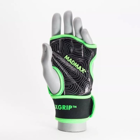 Перчатки для фитнеса MadMax MFG-303 MAXGRIP neoprene wraps Black/Grey L/XL (MFA-303_L/XL), Размер: L/XL, изображение 4