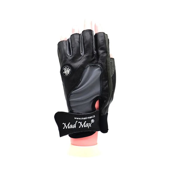 Перчатки для фитнеса MadMax MFG-820 MTi82 Black/Cool grey L (MFG-820_L), Розмір: L, зображення 2