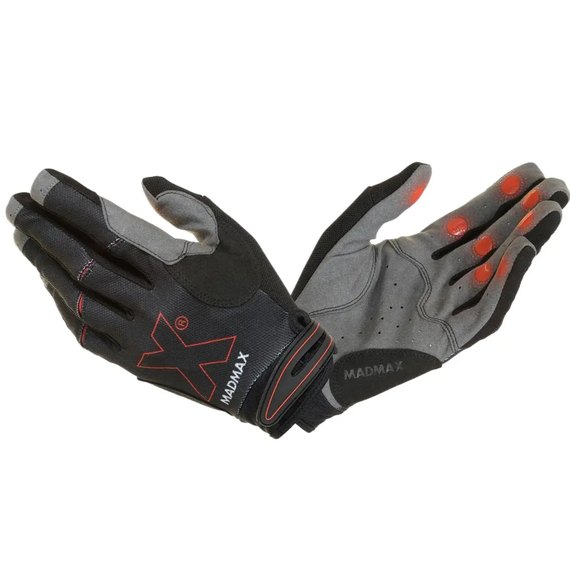 Перчатки для фитнеса MadMax MXG-103 X Gloves Black/Grey M (MXG-103-BLK_M), Размер: M