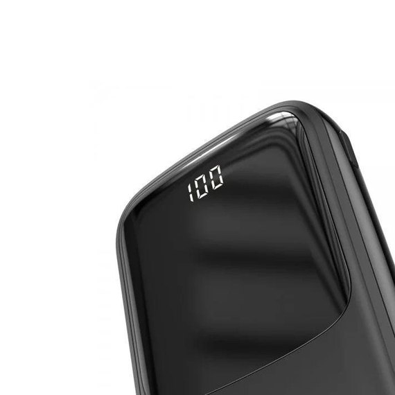 Повербанк Baseus Qpow Digital Display Quick Charging 10000 mAh 15W Black (2020000356929), Колір: Чорний, зображення 4