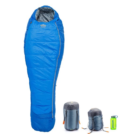 Спальный мешок Pinguin Mistral PFM (3/-3°C), 185 см - Right Zip,Blue (PNG 235258), Сторона застежки: Правая, Цвет : Синий, изображение 2