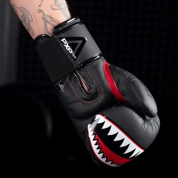 Боксерські рукавички Phantom Fight Squad Schwarz Black 16 унций (PHBG2216-16), Вага: 16 унцій, зображення 5