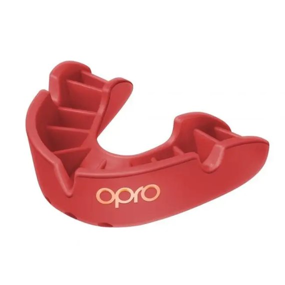 Капа для боксу OPRO Bronze детская Red (art.102501003), зображення 2