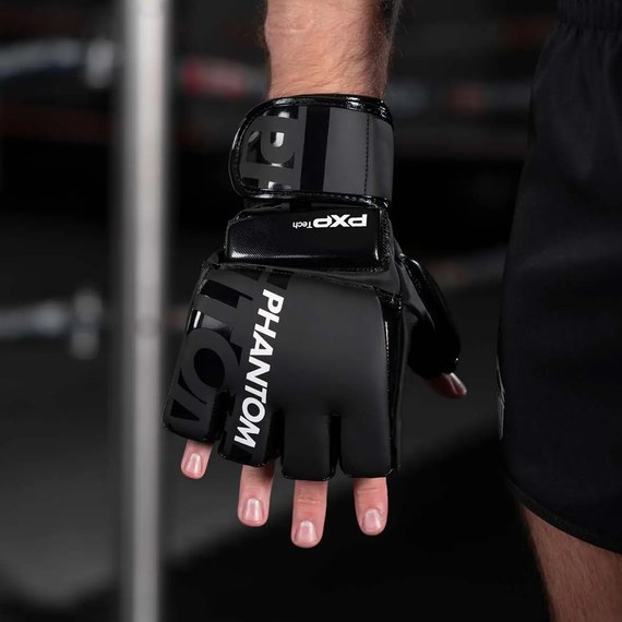 Перчатки для ММА Phantom APEX Hybrid Black S/M (PHMMAG2022-SM), Размер: S/M, изображение 5