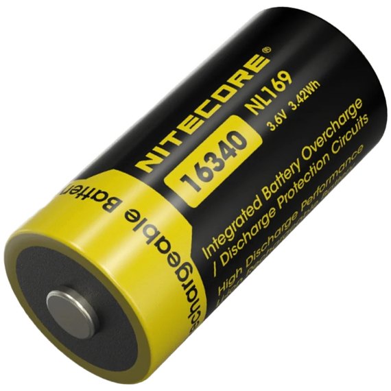 Аккумулятор Nitecore CR123A 950mAh NL169 (6-1517)