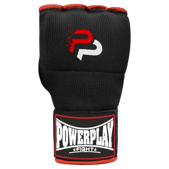Бинты-перчатки PowerPlay 3096 с гелевыми подушками M черные (PP_3096_M), Размер: M, изображение 4
