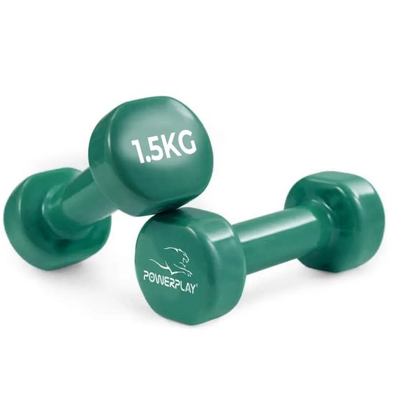 Гантель PowerPlay 4125 виниловая 2*1,5 кг  (PP_4125_1.5kg_2in)