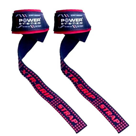 Лямки для тяги Power System PS-3430 Black/Red (PS-3430_Black-Red), изображение 3