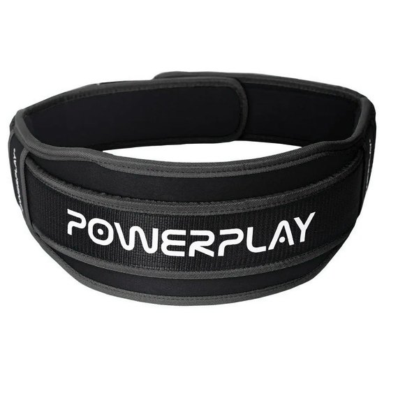 Пояс для тяжелой атлетики PowerPlay 5546 черный (неопрен) M (PP_5546_M_ Black), Размер: M