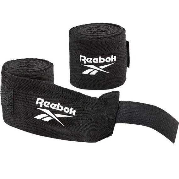 Бинти Reebok Hand Wraps чорний 250 см (RSCB-12005BK), зображення 2