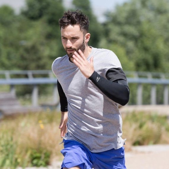 Компрессионные рукава Reebok Compression Arm Sleeve черный L (RRSL-13025), изображение 6
