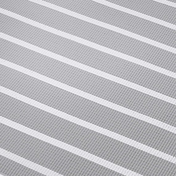 Коврик для йоги Reebok Double Sided 4mm Yoga Mat серый 173х61х0,4 см (RAYG-11030YG), Цвет : Серый, изображение 7