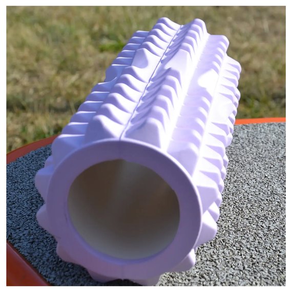 Массажный роллер U-Powex EVA foam roller 33x14 см Type 2 Purple (UP_1010_T2_Purple), Цвет : Фиолетовый, изображение 8