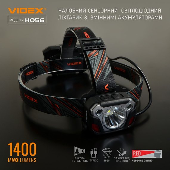 Налобний ліхтар Videx VLF-H056 (23845), зображення 3