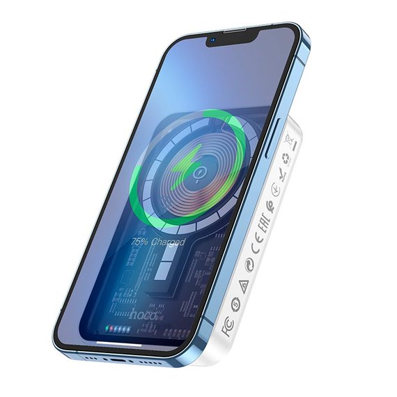 Повербанк HOCO Transparent discovery edition magnetic Q10 5000 mAh 20W White (000009112), изображение 6