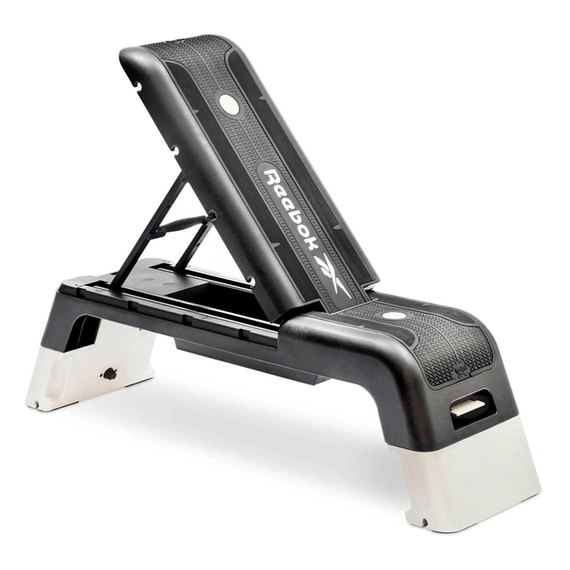 Степ-платформа Reebok Deck білий 121,5х33,7х35 см (RAP-15170WH), Колір: White/Black, зображення 3