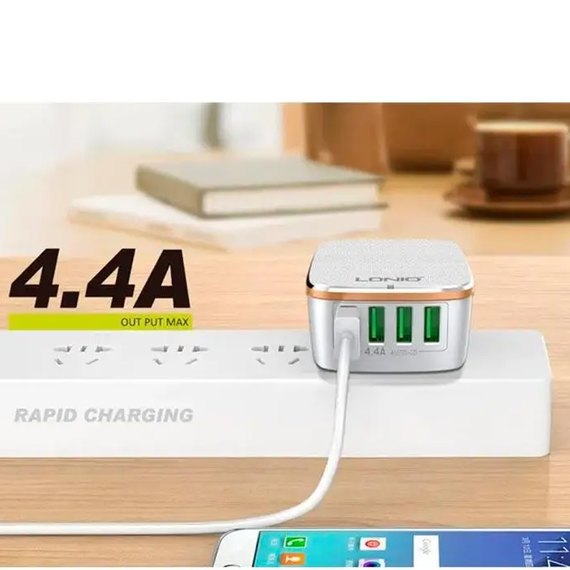 Зарядное устройство Ldnio A4404 4USB, 4.4A White (000001142), изображение 2