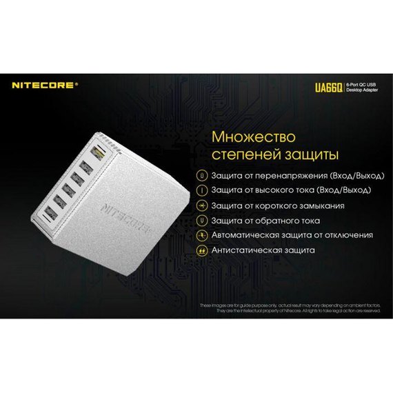 Зарядное устройство Nitecore UA66Q (6-1358_66), изображение 12