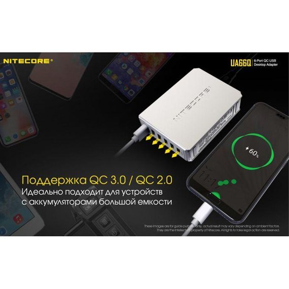 Зарядное устройство Nitecore UA66Q (6-1358_66), изображение 7