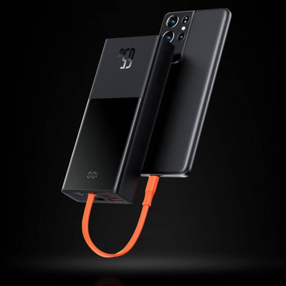 Повербанк Baseus Elf Digital Display 20000 mAh 65W Black (PPJL000001), зображення 8
