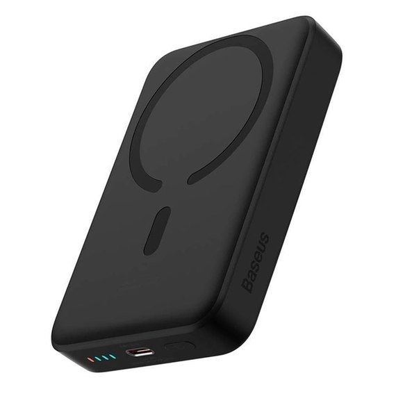 Повербанк Baseus Magnetic Mini Wireless Fast Charge 10000 mAh 30W Black (000010150), Ёмкость: 10 000 mAh, Цвет : Black, Мощность : 30 Вт, изображение 2